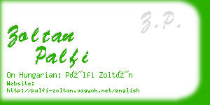 zoltan palfi business card